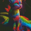 Colorful Cat Diamond Painting