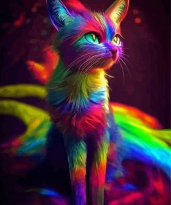 Colorful Cat Diamond Painting