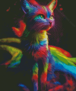 Colorful Cat Diamond Painting