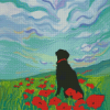 Cool Black Labrador Diamond Painting