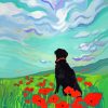 Cool Black Labrador Diamond Painting