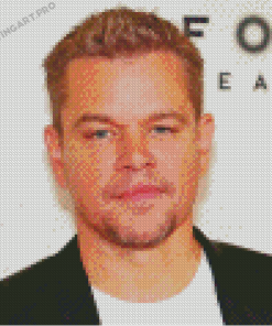 Matt Damon Diamond Painting