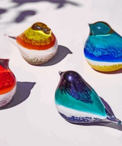 Glass Birds Diamond Painting