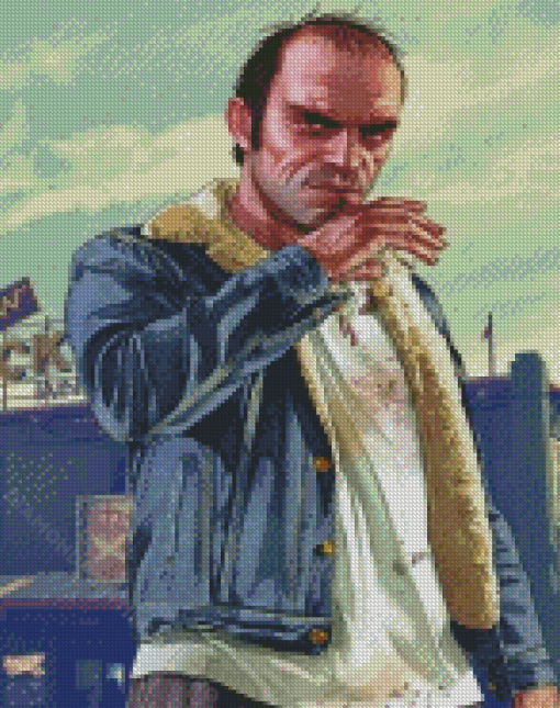 Grand Theft Auto V Trevor Philips Diamond Painting