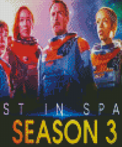 Lost In Space Science Fiction Serie Poster Diamond Painting