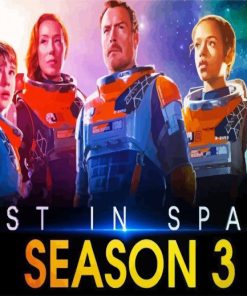 Lost In Space Science Fiction Serie Poster Diamond Painting