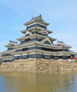 Matsumoto Black Castle Diamond Painting