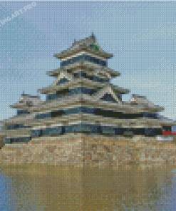 Matsumoto Black Castle Diamond Painting