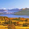 New Zealand Wanaka Lake Landscape Diamond Painting