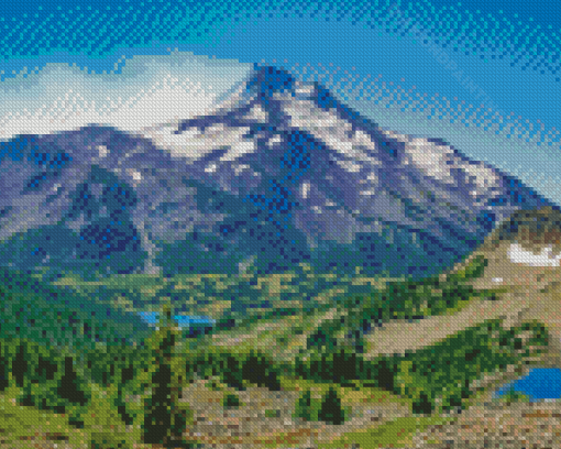 Pacific Crest Trail National Park Nature Scene Diamond Painting