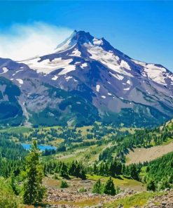 Pacific Crest Trail National Park Nature Scene Diamond Painting