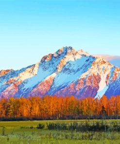 Pioneer Peak Sunset Diamond Painting