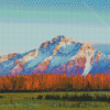 Pioneer Peak Sunset Diamond Painting