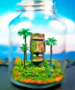 Plant In Jar Art Diamond Painting