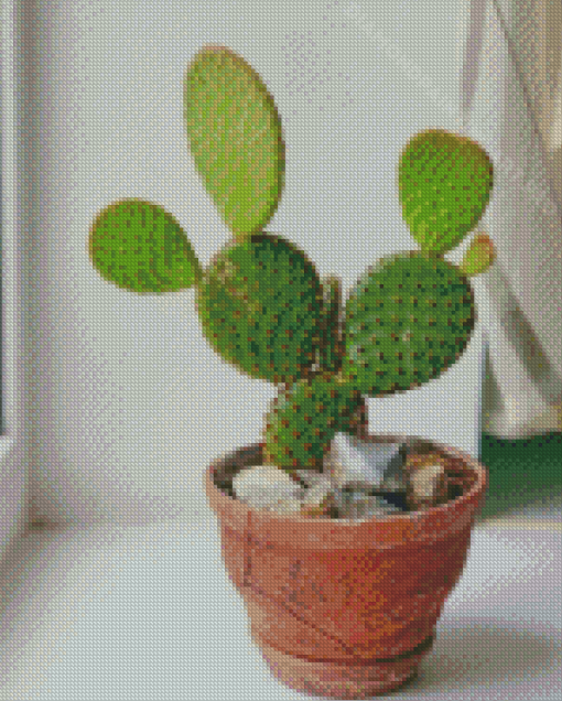 Prickly Pear Houseplant Diamond Painting