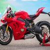 Red Ducati Diamond Painting