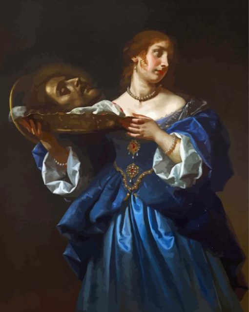 Salome With The Head Of John The Baptist Diamond Painting