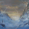 Snow Winter Forrest Diamond Painting