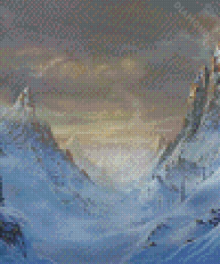 Snow Winter Forrest Diamond Painting