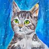 Tabby Kitten Art Diamond Painting