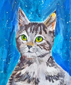 Tabby Kitten Art Diamond Painting