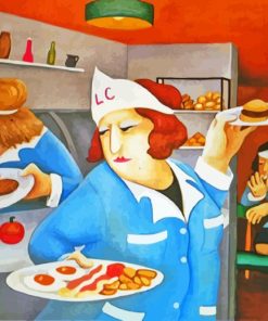 The Waitresses By Beryl Cook Diamond Painting