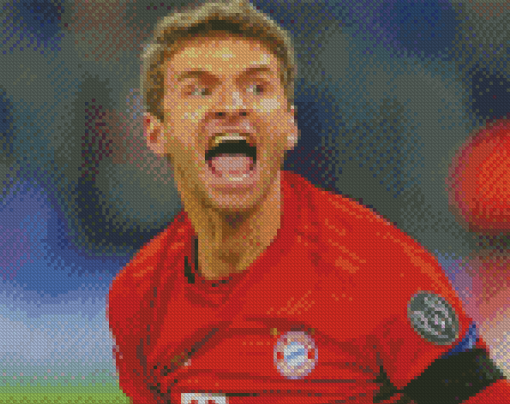 Thomas Muller Football Player Diamond Painting