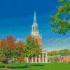 Wake Forest University Building Diamond Painting