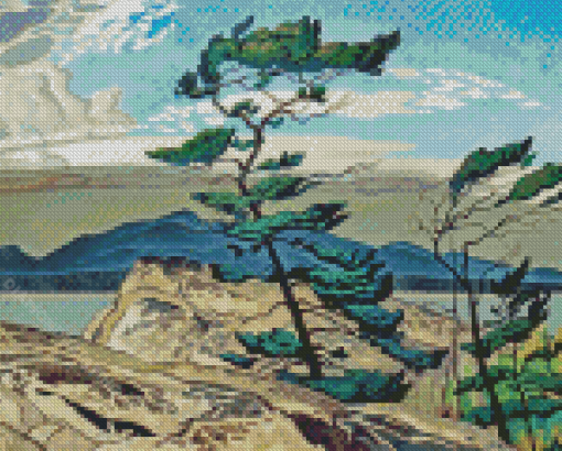 White Pine Casson Diamond Painting