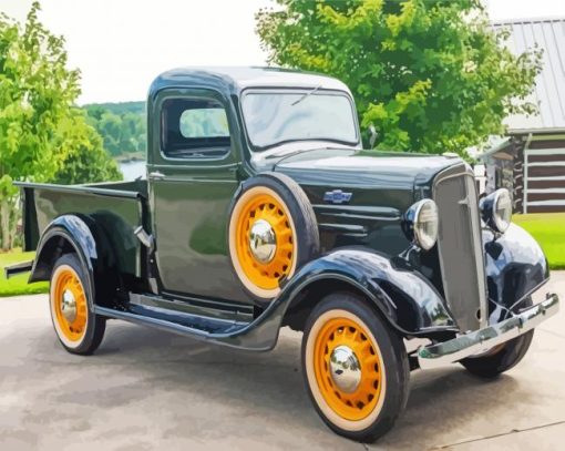 1936 Chevrolet Truck Diamond Painting