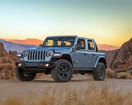 2021 Jeep Wrangler Unlimited Car Diamond Painting