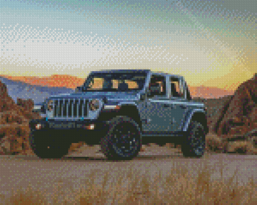 2021 Jeep Wrangler Unlimited Car Diamond Painting