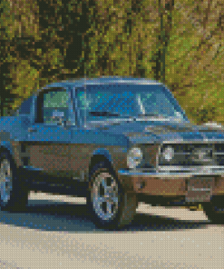 67 Mustang Diamond Painting