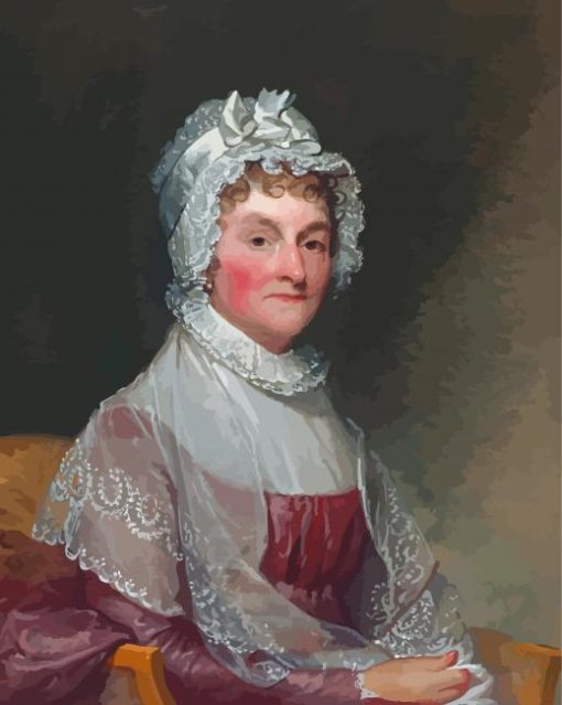 Abigail Adams By Gilbert Stuart Diamond Painting