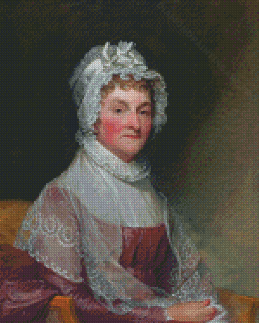 Abigail Adams By Gilbert Stuart Diamond Painting