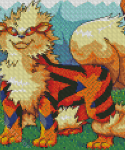 Aesthetic Arcanine Diamond Painting