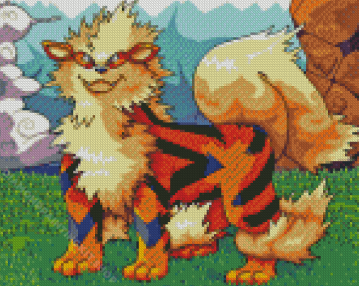 Aesthetic Arcanine Diamond Painting