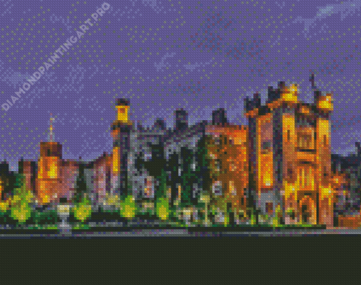 Aesthetic Cabra Castle Hotel Diamond Painting