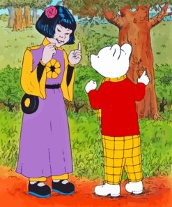 Aesthetic Rupert Bear Diamond Painting