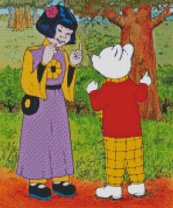 Aesthetic Rupert Bear Diamond Painting