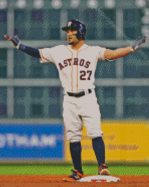 Aesthetic Jose Altuve Diamond Painting