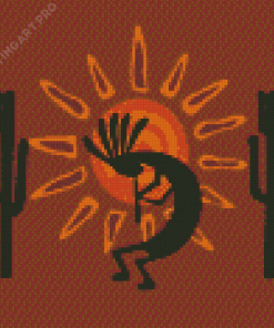 Aesthetic Kokopelli Art Diamond Painting