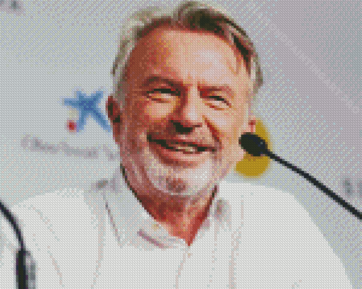 Aesthetic Sam Neill Diamond Painting