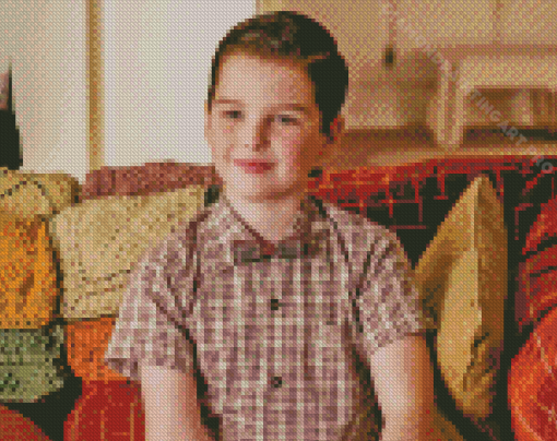 Aesthetic Young Sheldon Diamond Painting