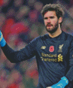 Alisson Becker Liverpool Diamond Painting