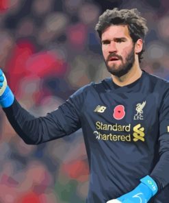 Alisson Becker Liverpool Diamond Painting