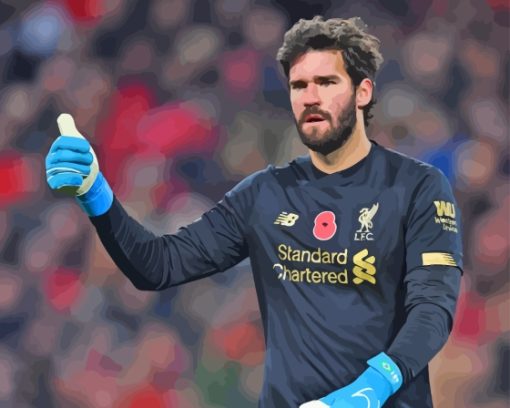 Alisson Becker Liverpool Diamond Painting