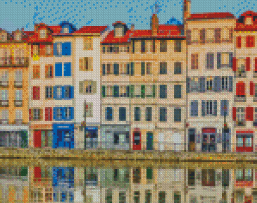 Bayonne City Buildings Diamond Painting