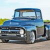 Black 1955 Ford Pickup Diamond Painting