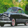 Black 49 Ford Coupe Car Diamond Painting